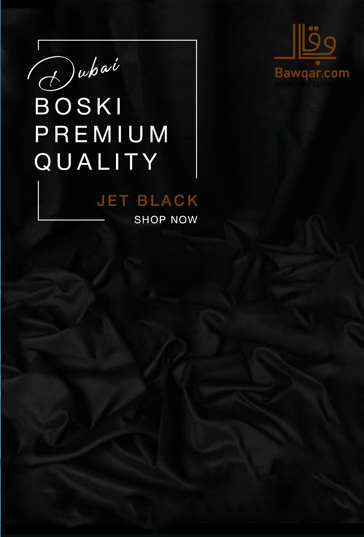 Premium Dubai Boski | Jet black