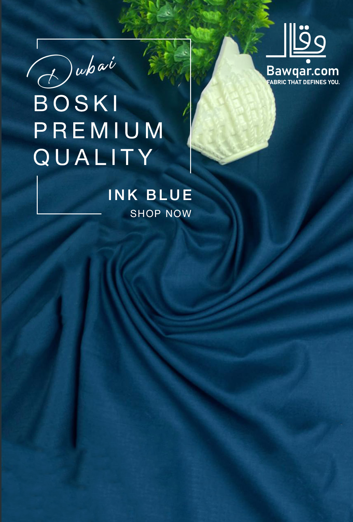 Premium Dubai Boski |Ink blue
